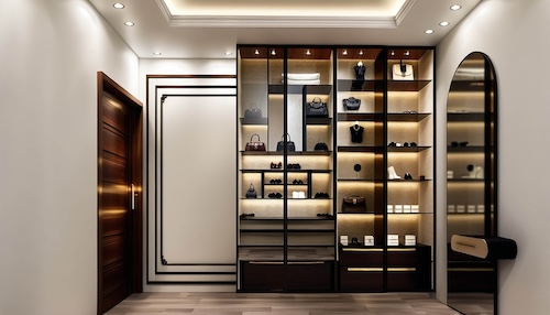 Luxury wardrobe interior design